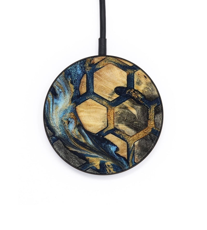 Circle Wood Wireless Charger - Kiana (Pattern, 801656)