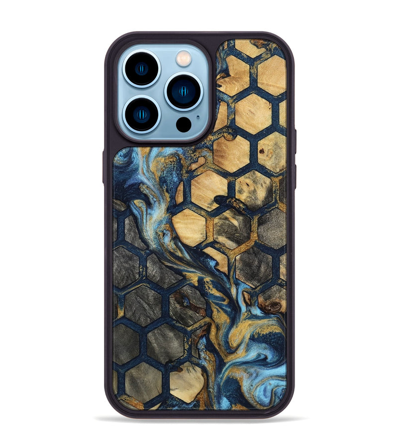 iPhone 14 Pro Max Wood Phone Case - Kiana (Pattern, 801656)