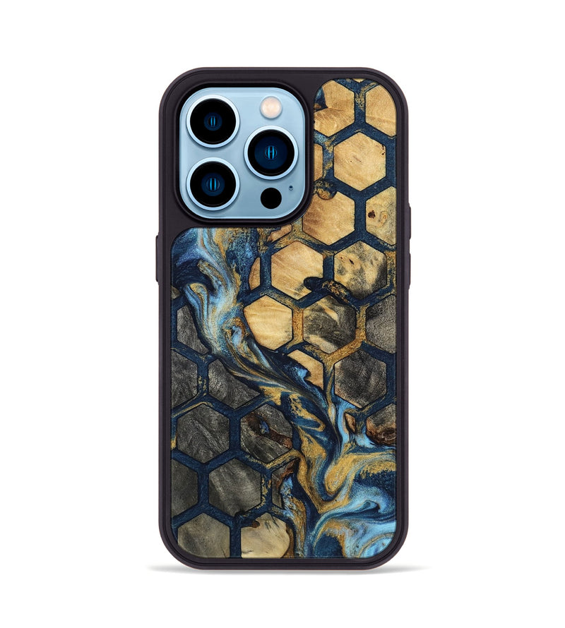 iPhone 14 Pro Wood Phone Case - Kiana (Pattern, 801656)