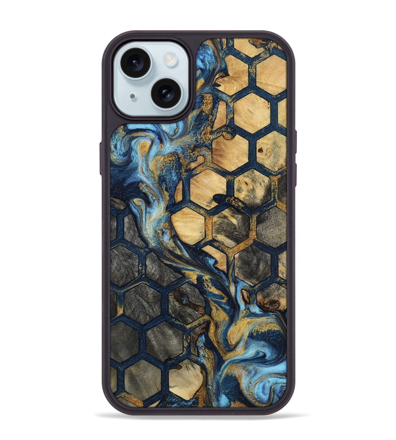 iPhone 15 Plus Wood Phone Case - Kiana (Pattern, 801656)