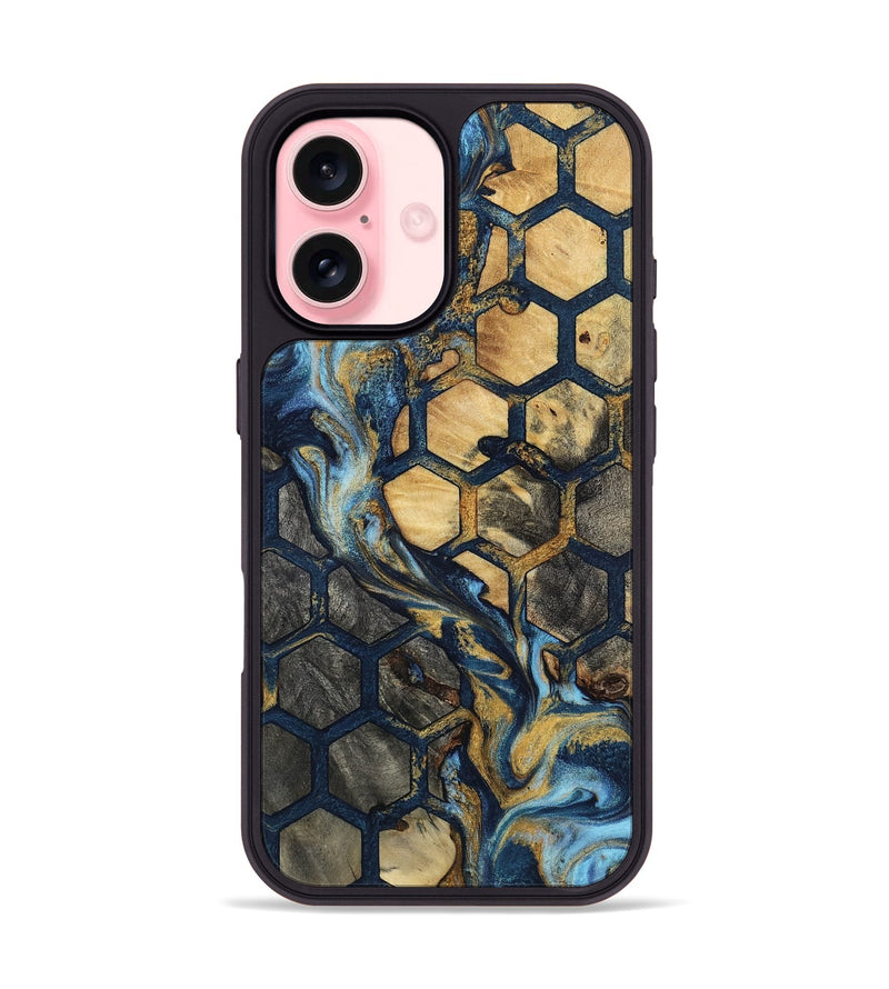 iPhone 16 Wood Phone Case - Kiana (Pattern, 801656)