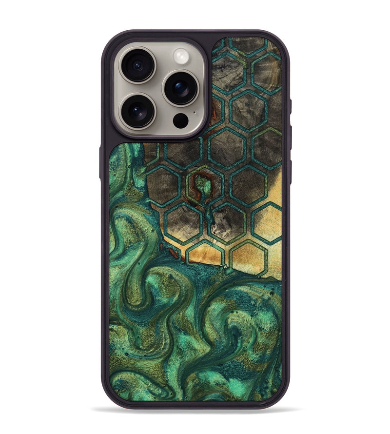 iPhone 15 Pro Max Wood Phone Case - Rowena (Pattern, 801657)
