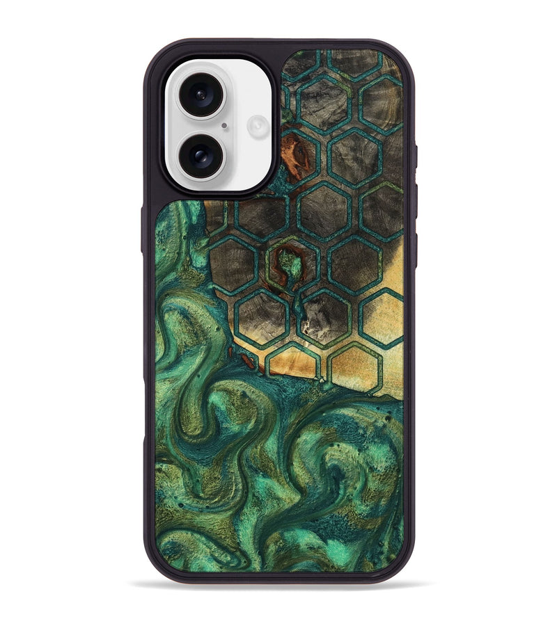 iPhone 16 Plus Wood Phone Case - Rowena (Pattern, 801657)