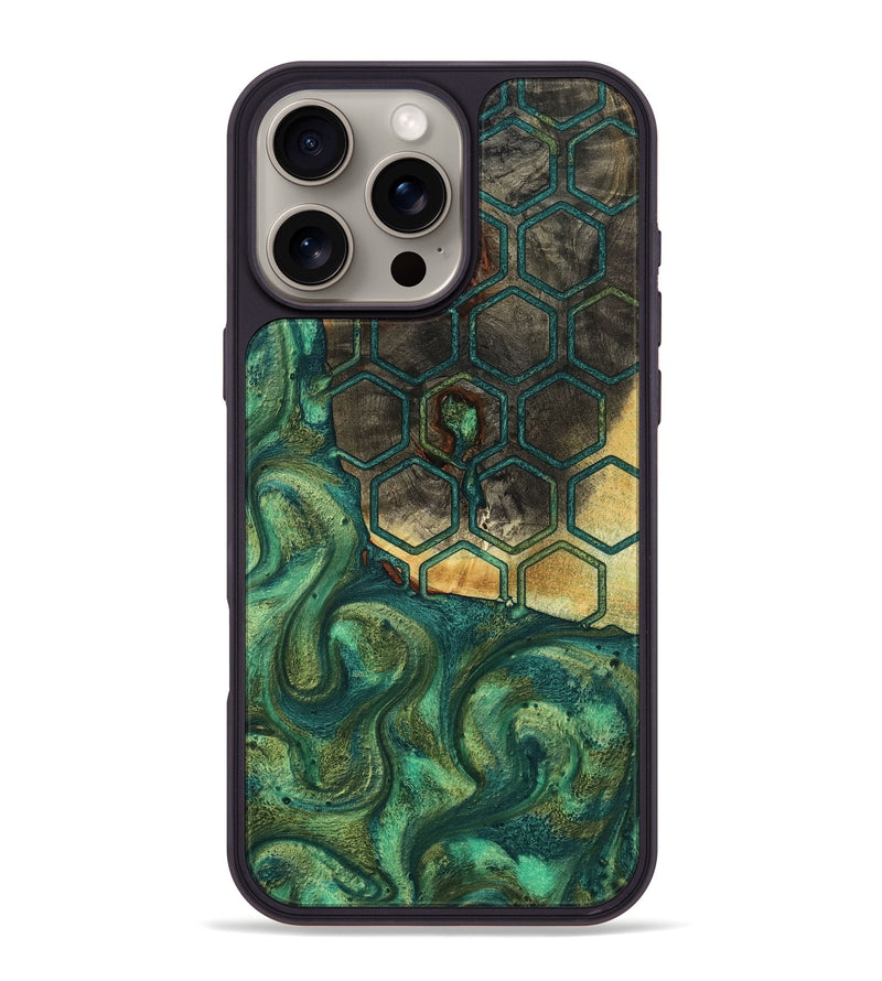 iPhone 16 Pro Max Wood Phone Case - Rowena (Pattern, 801657)