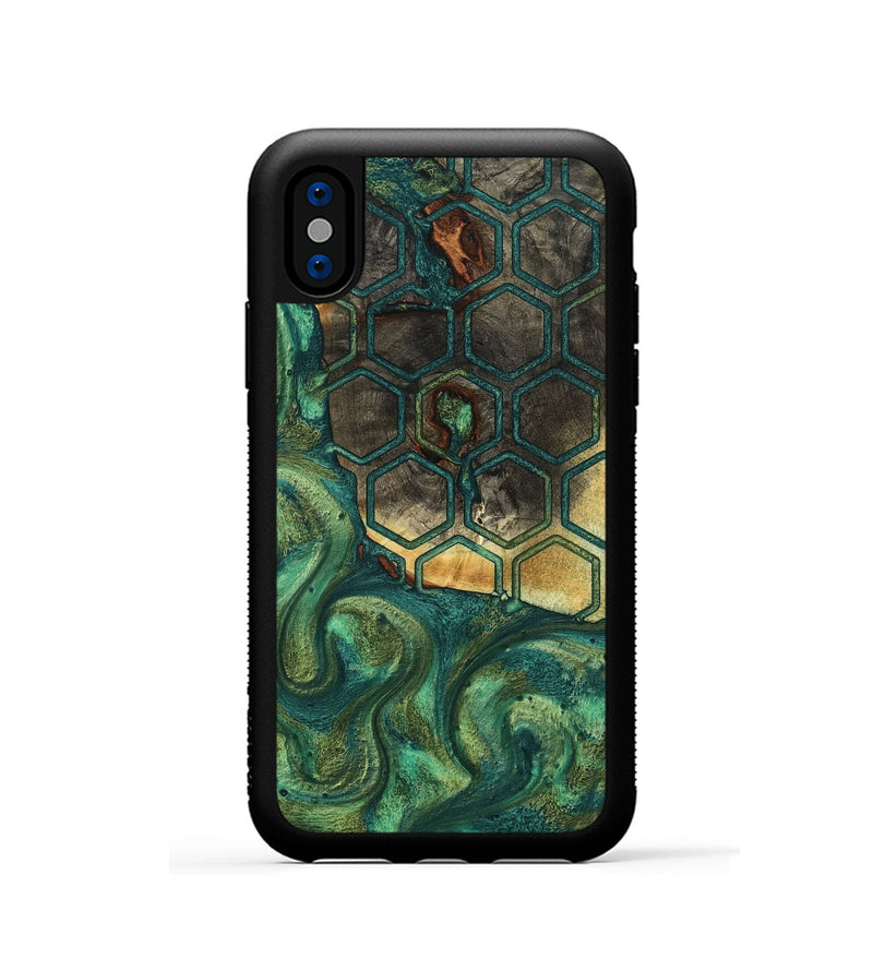iPhone Xs Wood Phone Case - Rowena (Pattern, 801657)