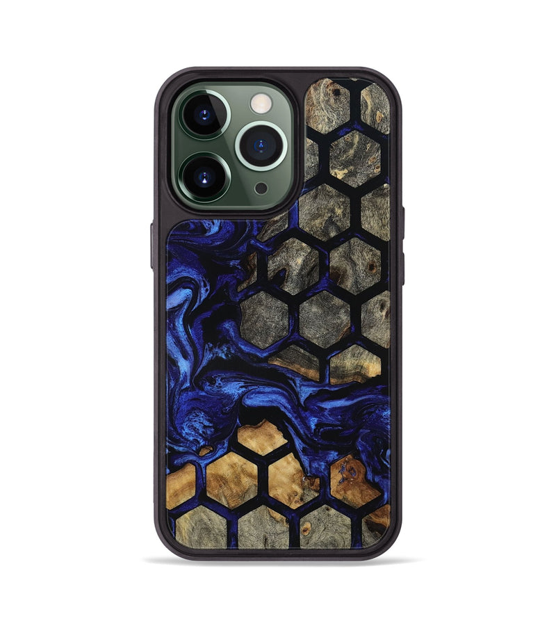 iPhone 13 Pro Wood Phone Case - Qiana (Pattern, 801658)