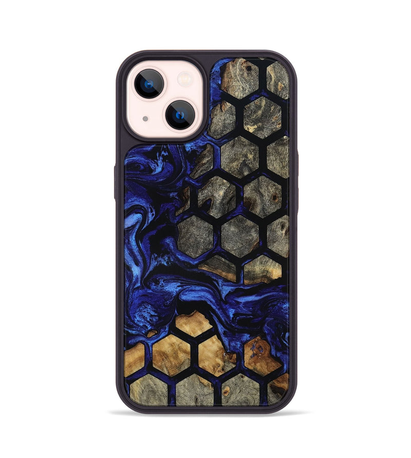 iPhone 14 Wood Phone Case - Qiana (Pattern, 801658)