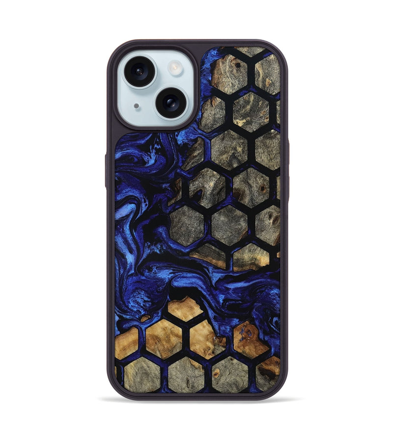 iPhone 15 Wood Phone Case - Qiana (Pattern, 801658)