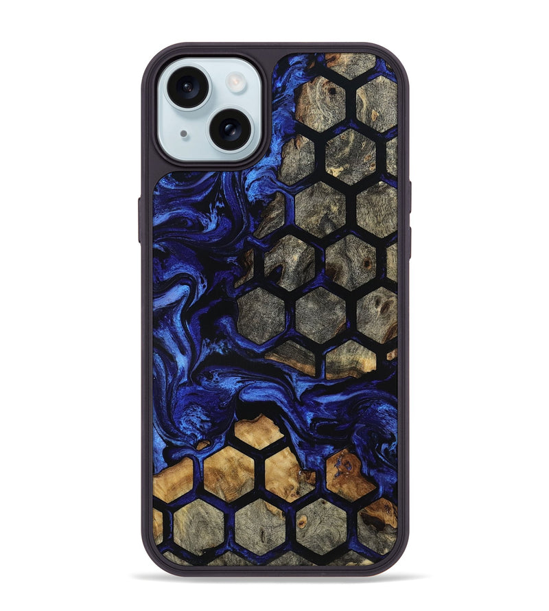 iPhone 15 Plus Wood Phone Case - Qiana (Pattern, 801658)