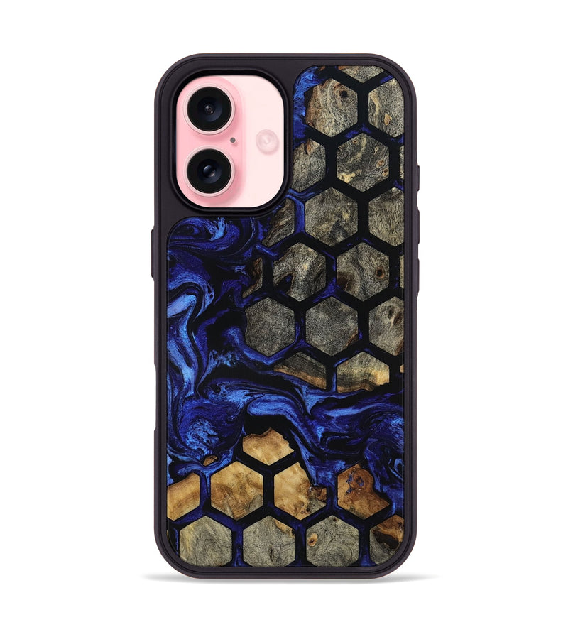 iPhone 16 Wood Phone Case - Qiana (Pattern, 801658)