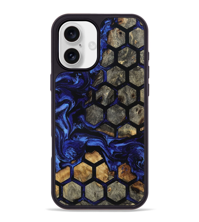 iPhone 16 Plus Wood Phone Case - Qiana (Pattern, 801658)