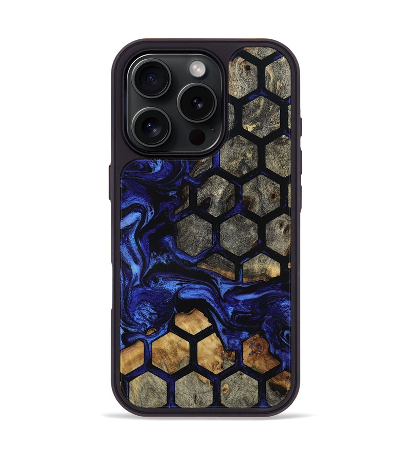 iPhone 16 Pro Wood Phone Case - Qiana (Pattern, 801658)