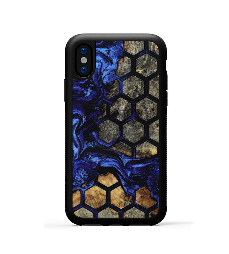 iPhone Xs Wood Phone Case - Qiana (Pattern, 801658)