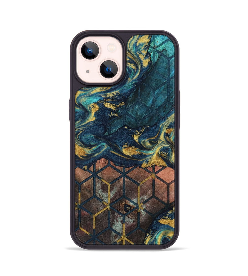 iPhone 14 Wood Phone Case - Max (Pattern, 801659)