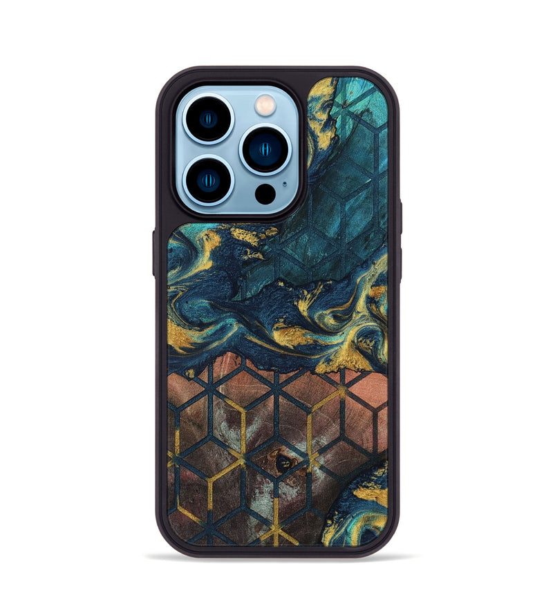 iPhone 14 Pro Wood Phone Case - Max (Pattern, 801659)