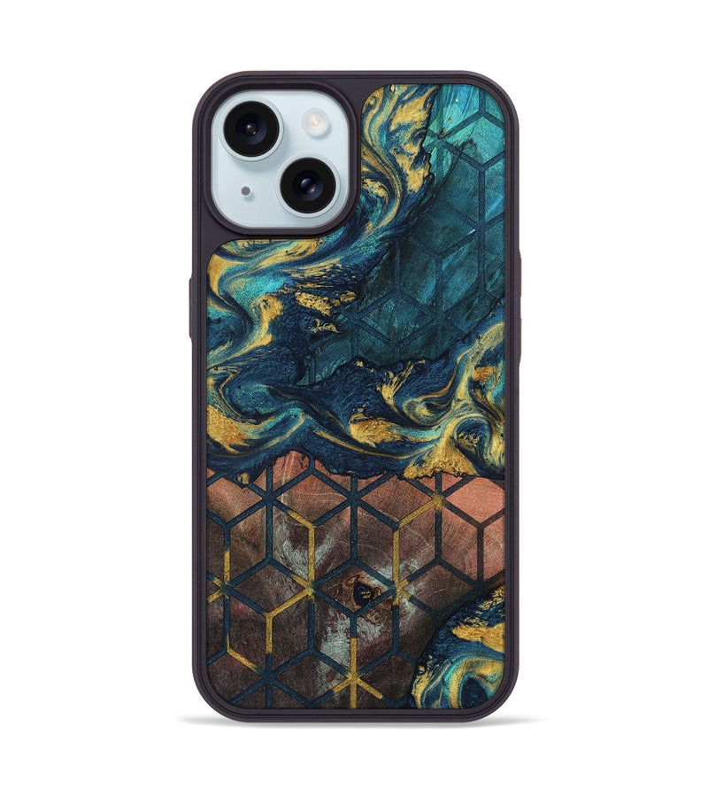 iPhone 15 Wood Phone Case - Max (Pattern, 801659)
