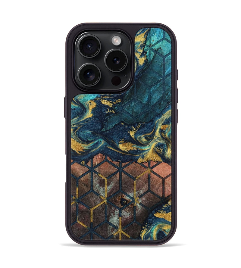 iPhone 16 Pro Wood Phone Case - Max (Pattern, 801659)