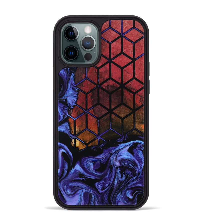 iPhone 12 Pro Max Wood Phone Case - Salem (Pattern, 801660)