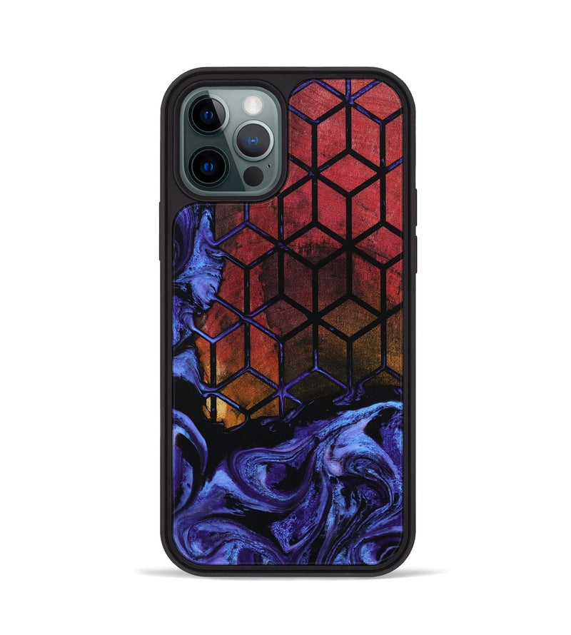 iPhone 12 Pro Wood Phone Case - Salem (Pattern, 801660)