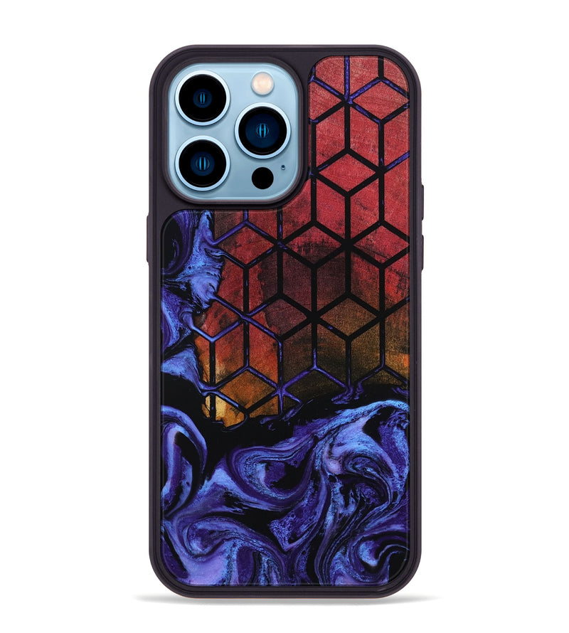iPhone 14 Pro Max Wood Phone Case - Salem (Pattern, 801660)