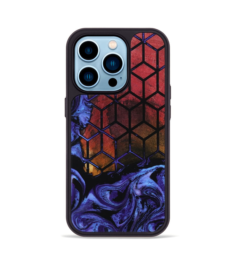 iPhone 14 Pro Wood Phone Case - Salem (Pattern, 801660)