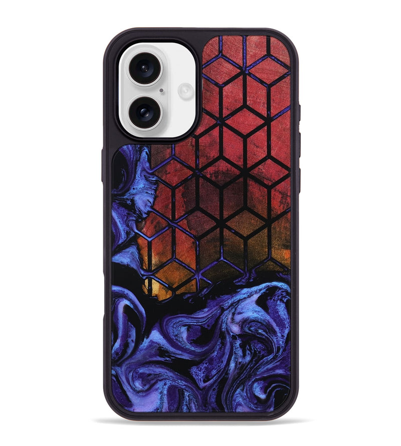 iPhone 16 Plus Wood Phone Case - Salem (Pattern, 801660)