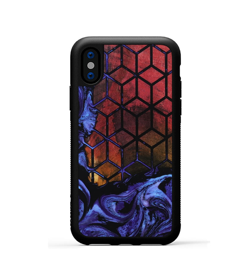 iPhone Xs Wood Phone Case - Salem (Pattern, 801660)