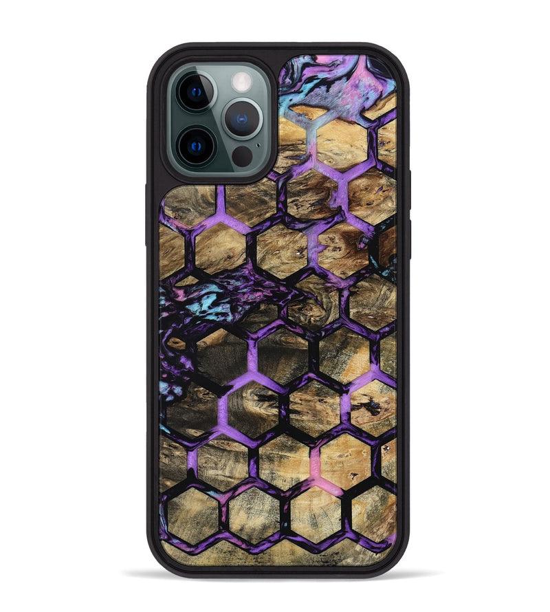 iPhone 12 Pro Max Wood Phone Case - Angelia (Pattern, 801661)