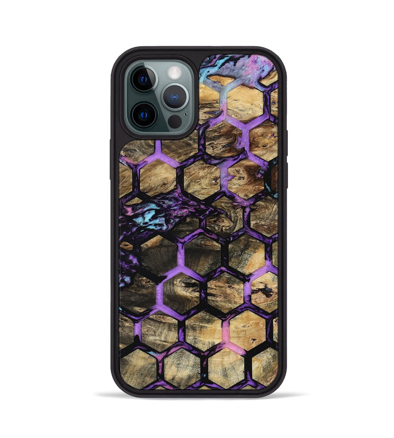 iPhone 12 Pro Wood Phone Case - Angelia (Pattern, 801661)