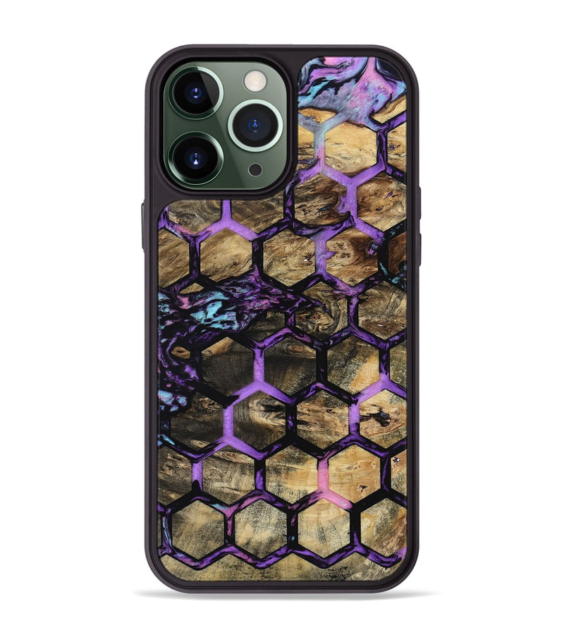 iPhone 13 Pro Max Wood Phone Case - Angelia (Pattern, 801661)