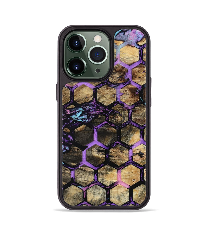 iPhone 13 Pro Wood Phone Case - Angelia (Pattern, 801661)