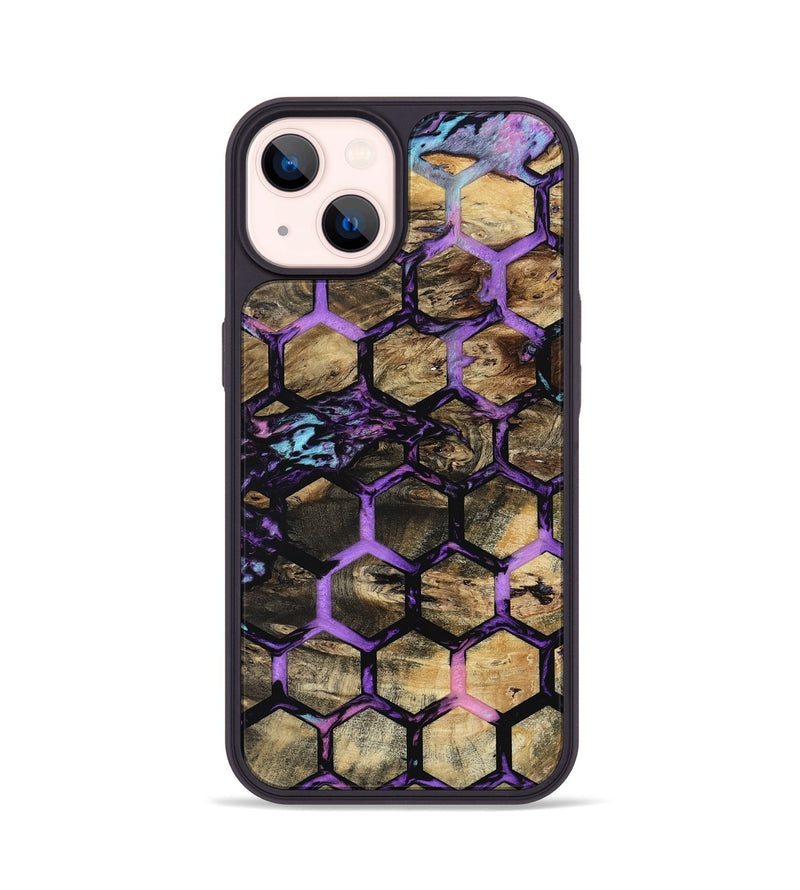 iPhone 14 Wood Phone Case - Angelia (Pattern, 801661)