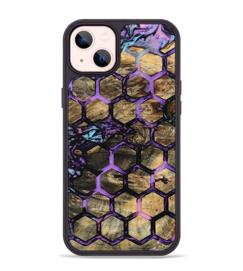 iPhone 14 Plus Wood Phone Case - Angelia (Pattern, 801661)