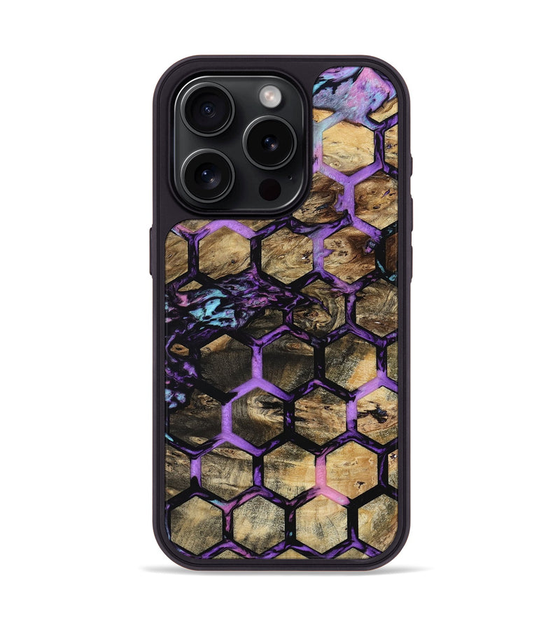 iPhone 15 Pro Wood Phone Case - Angelia (Pattern, 801661)