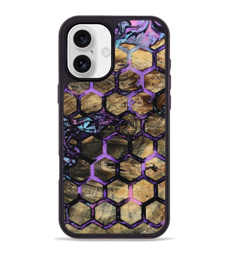 iPhone 16 Plus Wood Phone Case - Angelia (Pattern, 801661)