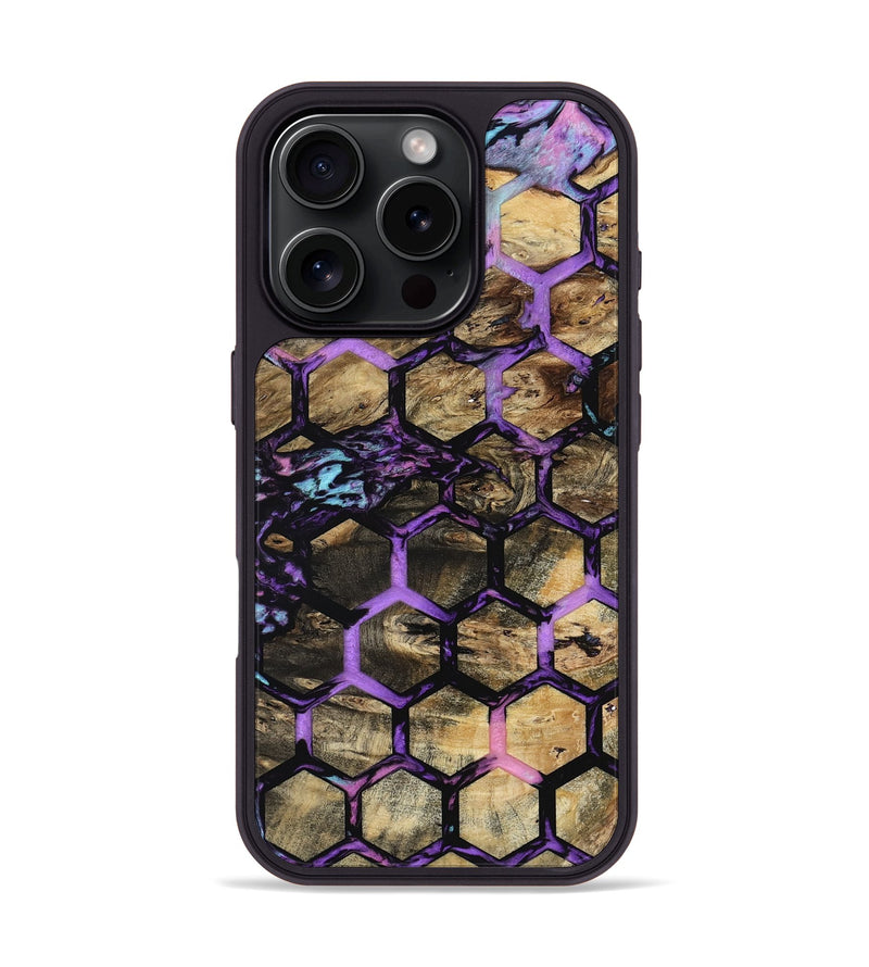 iPhone 16 Pro Wood Phone Case - Angelia (Pattern, 801661)