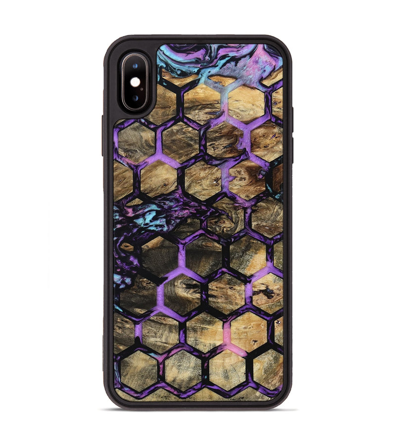 iPhone Xs Max Wood Phone Case - Angelia (Pattern, 801661)