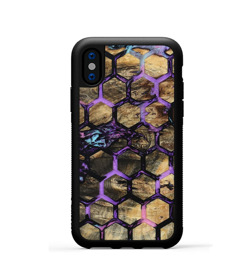 iPhone Xs Wood Phone Case - Angelia (Pattern, 801661)