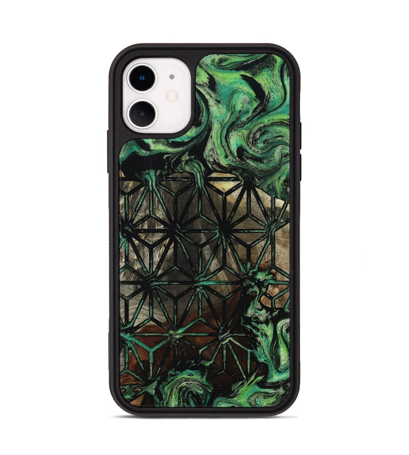 iPhone 11 Wood Phone Case - Rayan (Pattern, 801662)