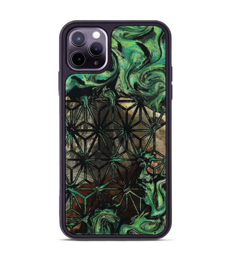 iPhone 11 Pro Max Wood Phone Case - Rayan (Pattern, 801662)