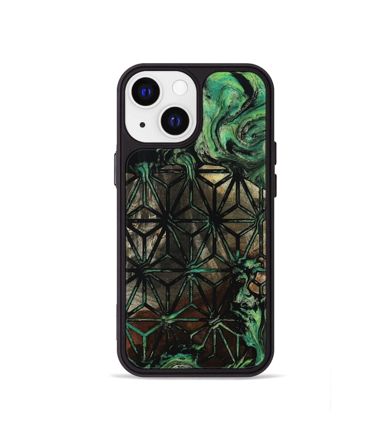 iPhone 13 mini Wood Phone Case - Rayan (Pattern, 801662)