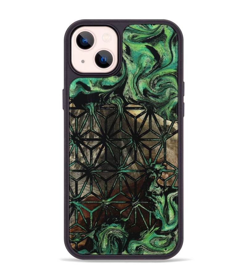 iPhone 14 Plus Wood Phone Case - Rayan (Pattern, 801662)