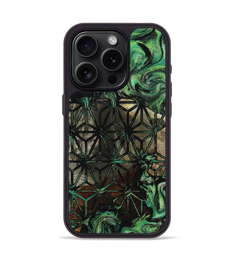 iPhone 15 Pro Wood Phone Case - Rayan (Pattern, 801662)