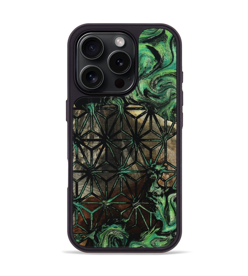 iPhone 16 Pro Wood Phone Case - Rayan (Pattern, 801662)