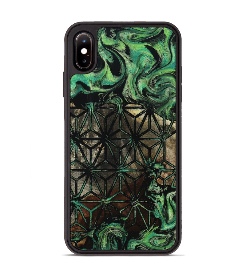 iPhone Xs Max Wood Phone Case - Rayan (Pattern, 801662)