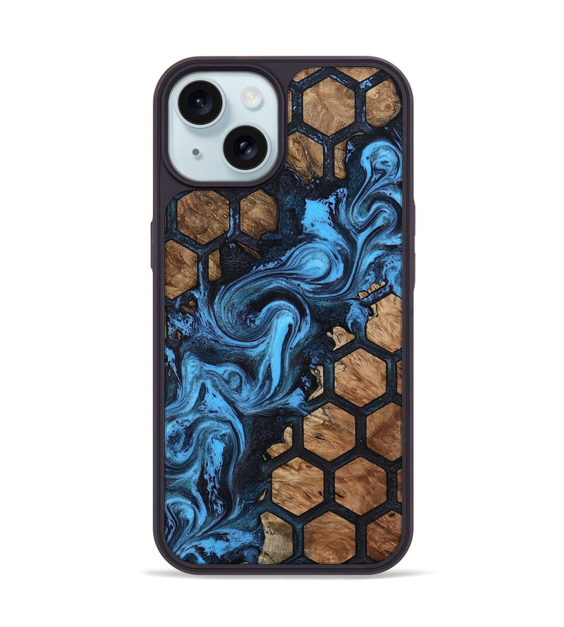 iPhone 15 Wood Phone Case - Nevaeh (Pattern, 801663)