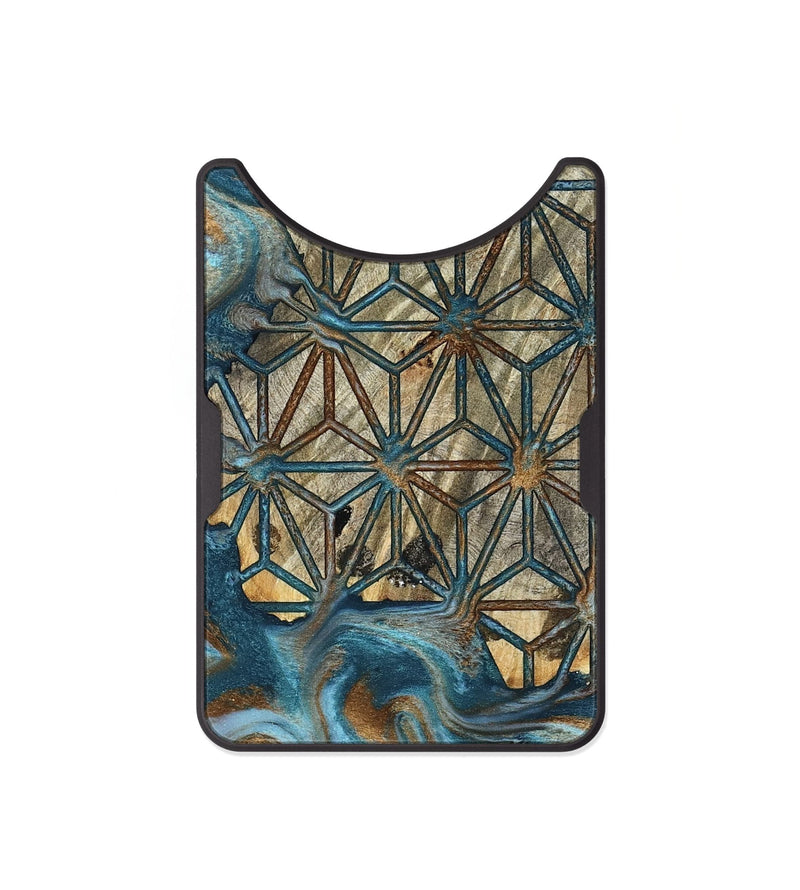 Alloy Wood Wallet - Karyme (Pattern, 801665)