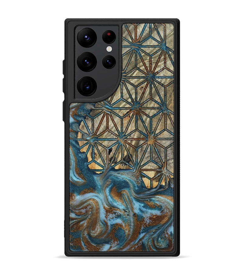 Galaxy S22 Ultra Wood Phone Case - Karyme (Pattern, 801665)