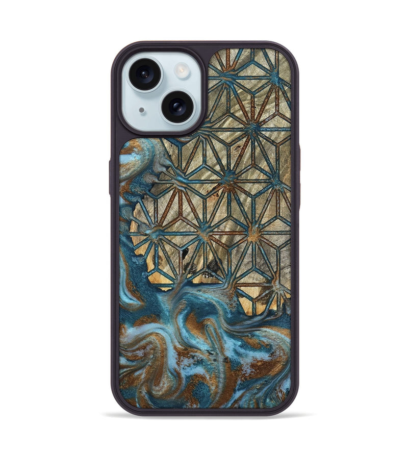 iPhone 15 Wood Phone Case - Karyme (Pattern, 801665)