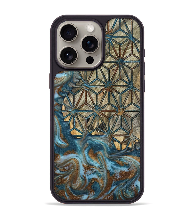iPhone 15 Pro Max Wood Phone Case - Karyme (Pattern, 801665)